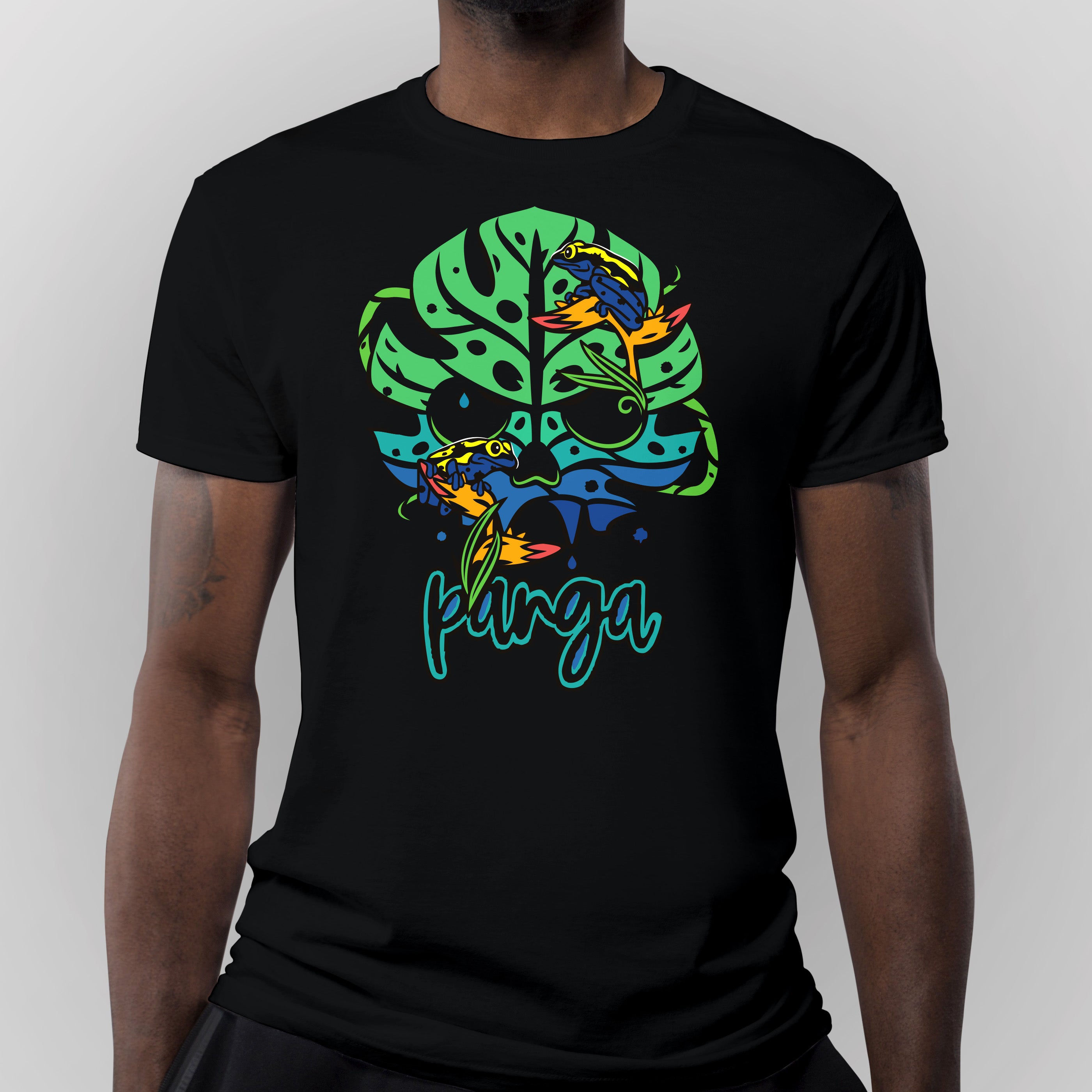T-shirt homme Panga noir model_01