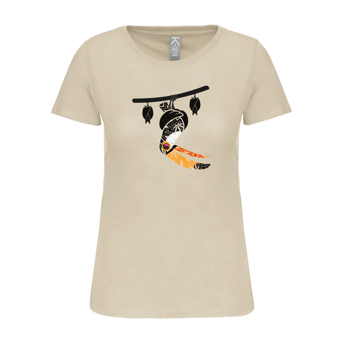 bat wey - T-shirt Femme Toucan soussouri - Guyane - Sable