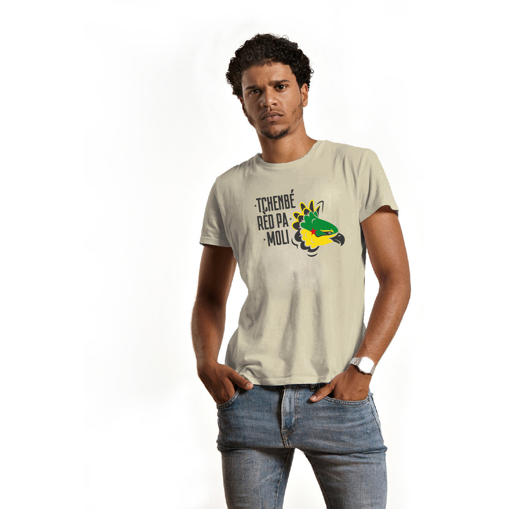 bat wey - T-shirt homme - Tchenbe red harpie - Guyane - Sable - Model