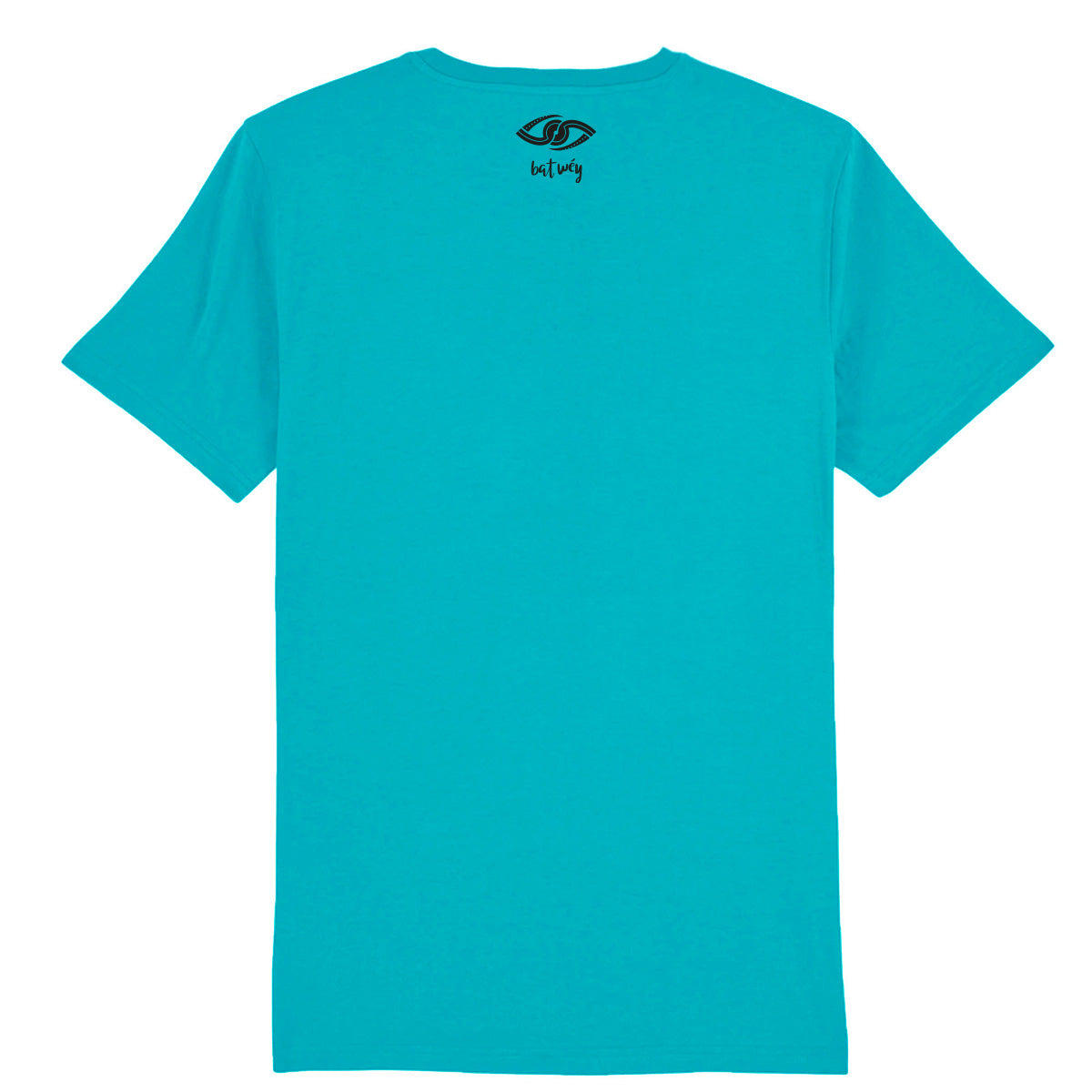 T-shirt bat wey Homme  - Dos - Turquoise